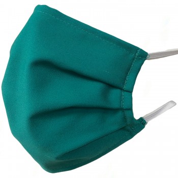 Υφασμάτινη Μάσκα Πλενόμενη Πολλαπλών Χρήσεων Βαμβακερή Knitters σε όλο Πράσινο Χρώμα Unisex ML1059